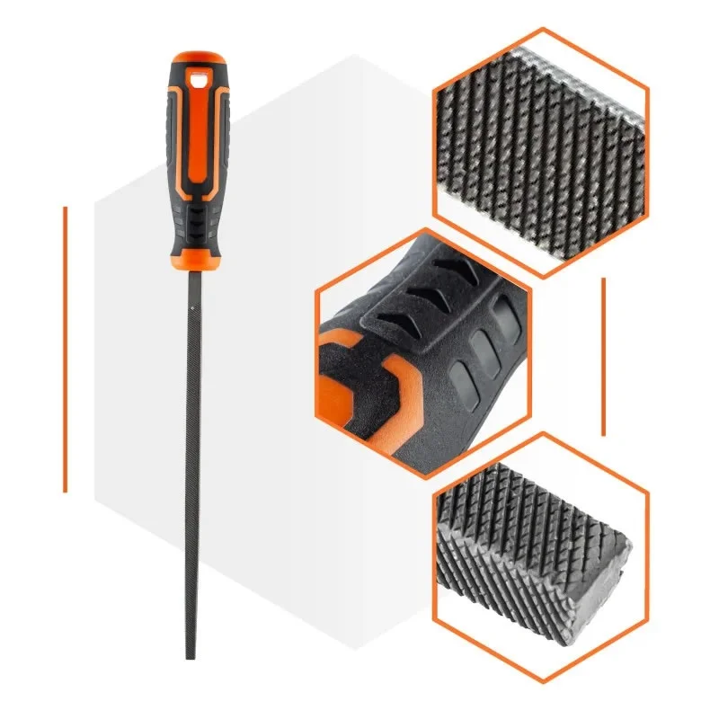 Pilnik do metalu kątowy 200mm Polax — ujęcie 6