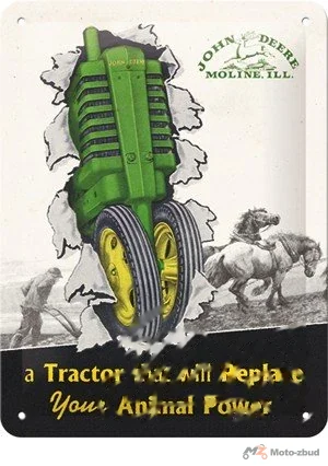 Tablica plakat 15X20 John Deere tractor 26267