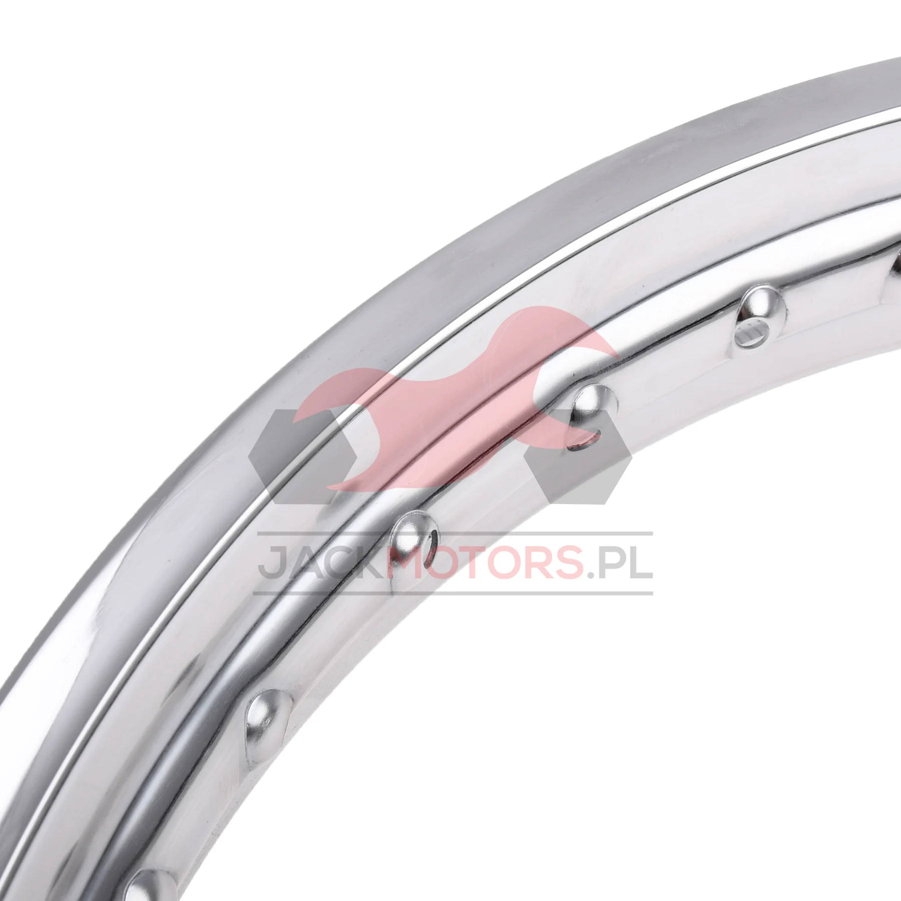 Obręcz koła WSK 18" stalowa chrom zaplot ORG DPR Classic — ujęcie 3