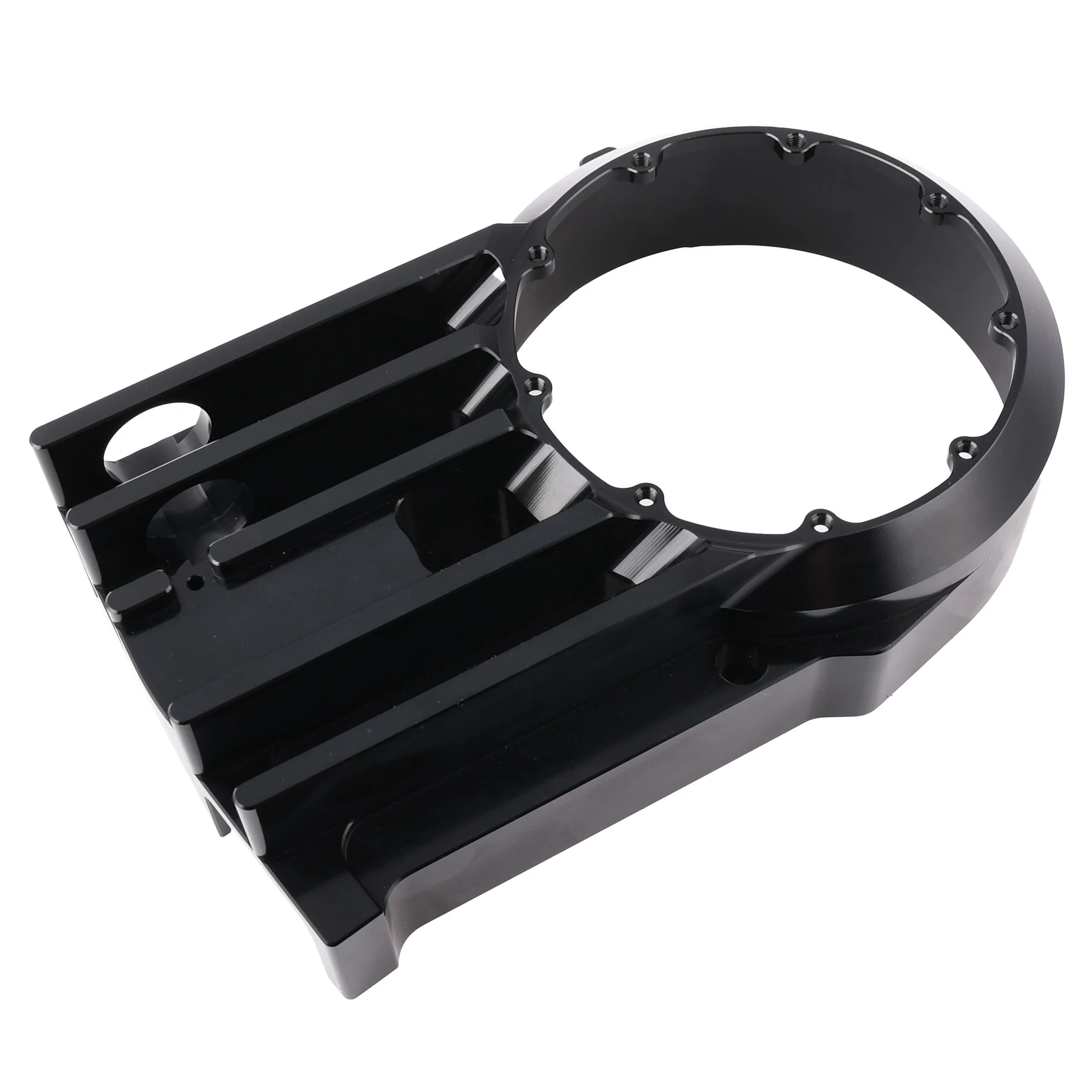 Pokrywa silnika prawa DPR Performance CNC Clear do Simson S51, SR50 — czarna — ujęcie 3