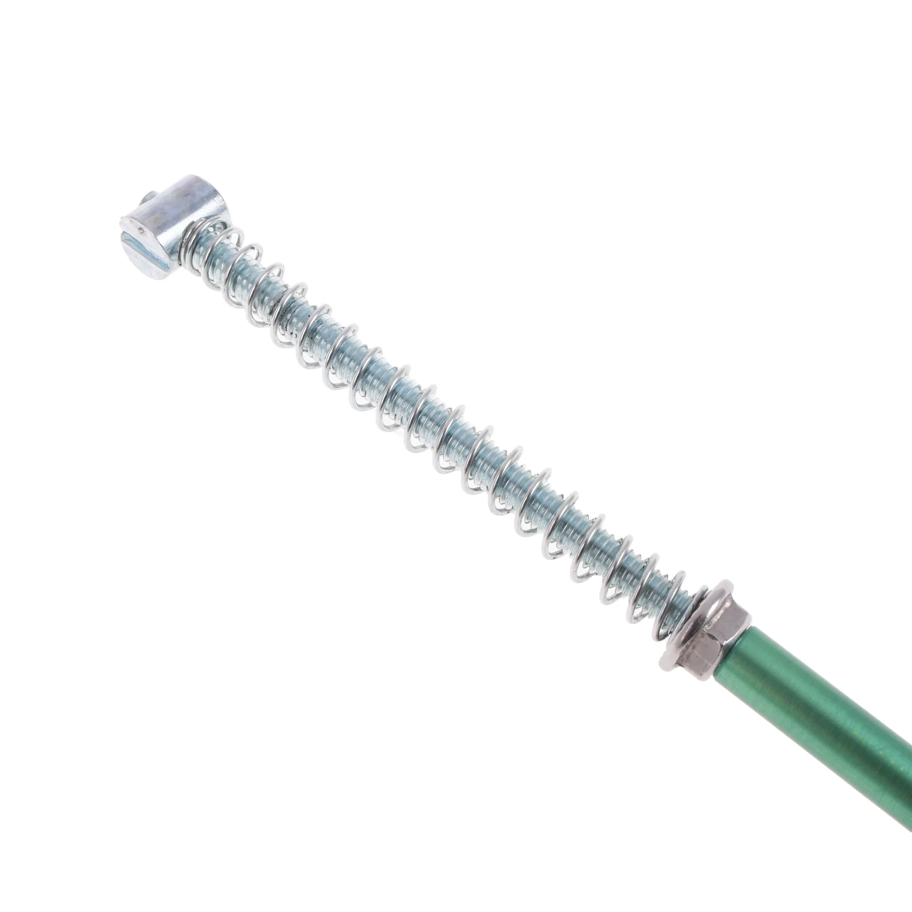 Pręt cięgno hamulca tył Simson 485 mm zielony CNC racing JMP — ujęcie 1