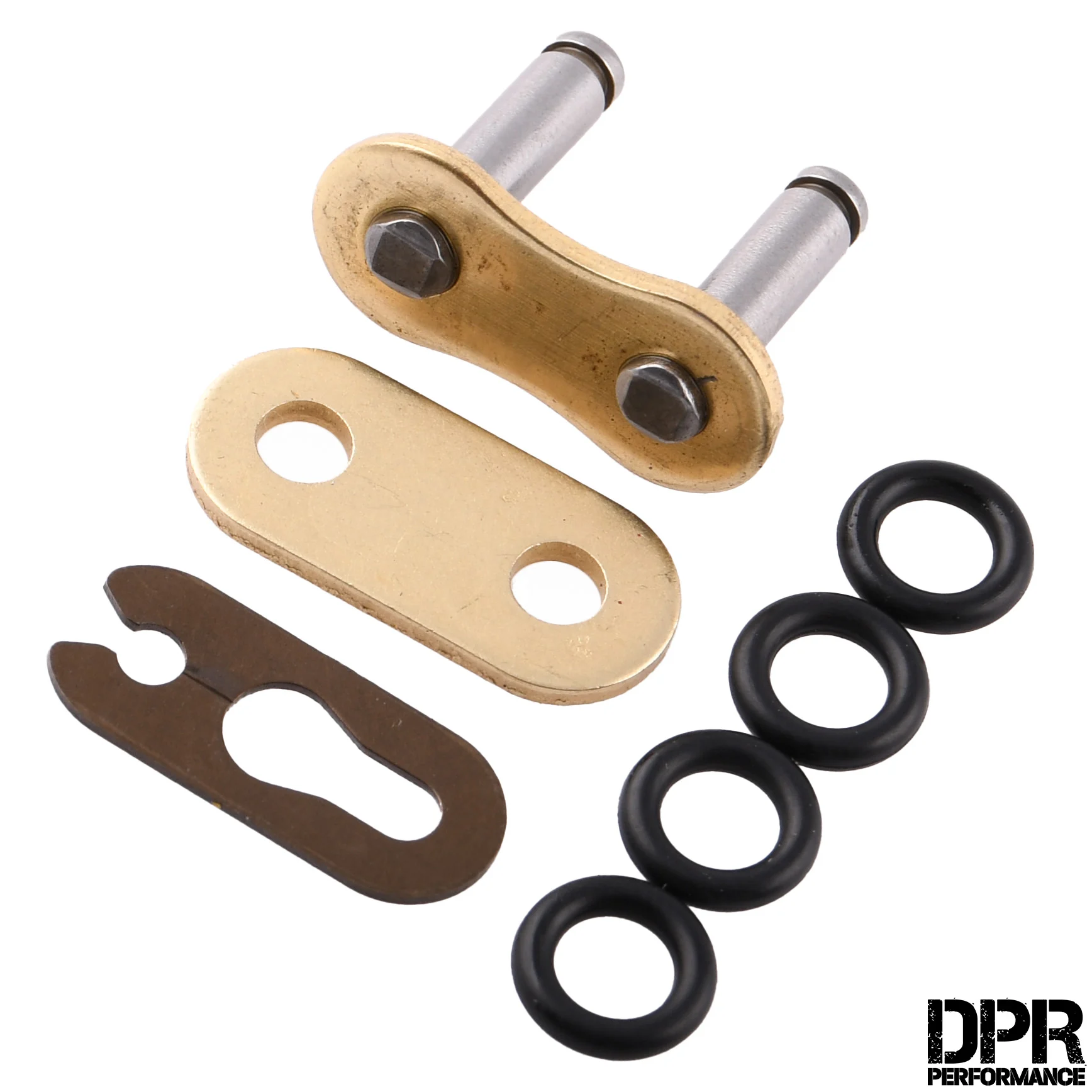 Spinka łańcucha 415UO oring złota DPR Performance