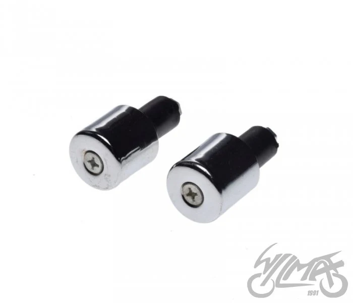 Końcówki kierownicy chromowane, 02/30mm — para — AW56901