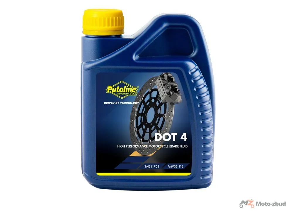 Putoline Brake Fluid DOT4 500 ml, płyn hamulcowy