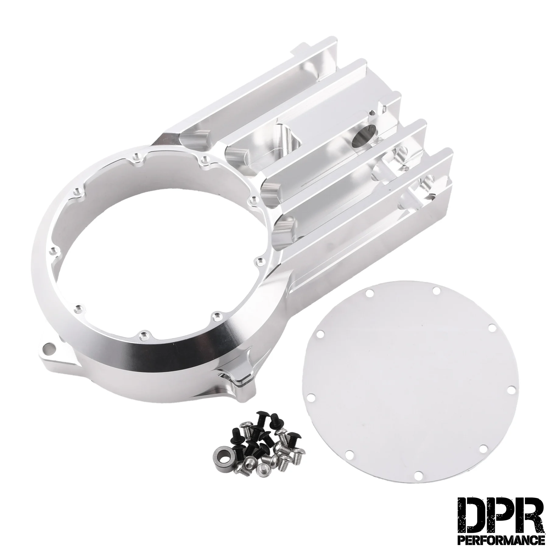 Pokrywa silnika prawa DPR Performance CNC Clear do Simson S51, SR50 — aluminium — ujęcie 2