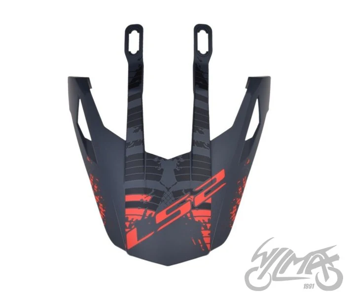 Daszek MX702 crazy matt black red — ujęcie 2