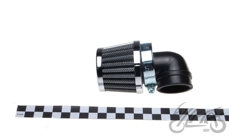 Filtr powietrza 38 mm stożkowy 90° chrom — AF11338
