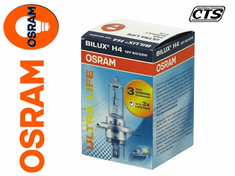 Żarówka H4 12V 60/55W OSRAM ULTRA LIFE (1szt.) — ujęcie 2