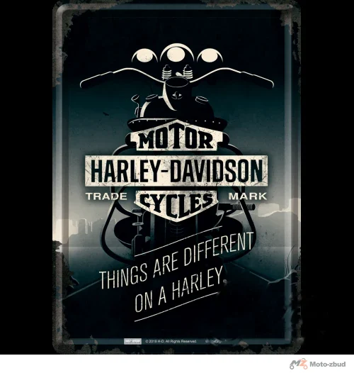Pocztówka 14 × 10 cm Harley-Davidson th 10319