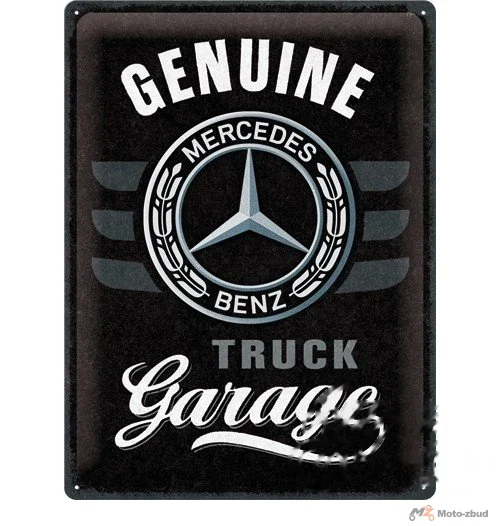 Tablica plakat 30 × 40 daimler truck garage 23342