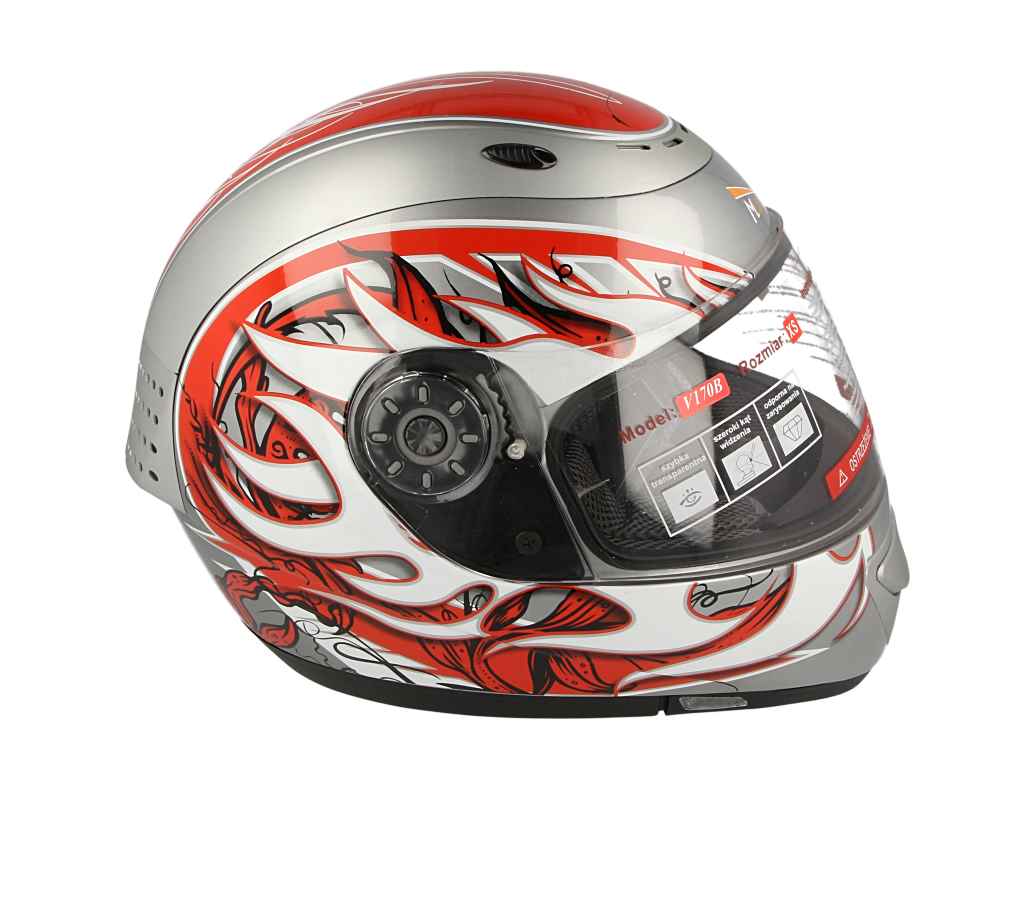 Kask motocyklowy VCAN V170B Grey CH-R – XS — ujęcie 20