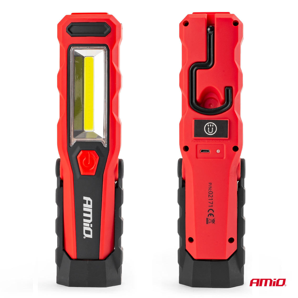 Lampa inspekcyjna z wbudowanym akumulatorem obracana 180° 1800 mAh — ujęcie 2