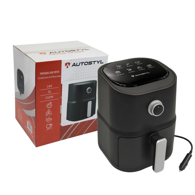 Frytkownica beztłuszczowa air fryer 24v 250w — ujęcie 9