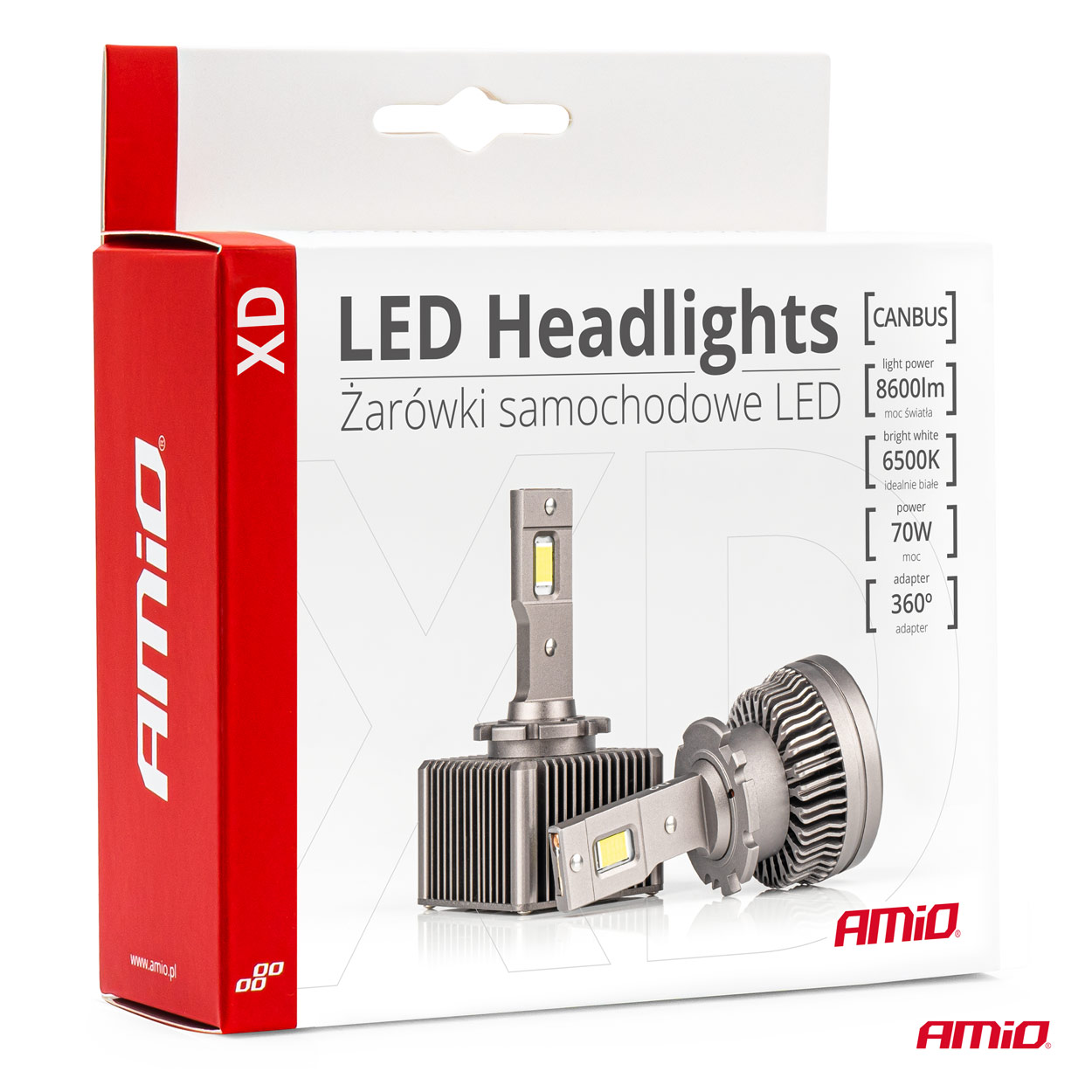 Żarówki żarniki LED seria XD D5S 6500K Canbus — ujęcie 6