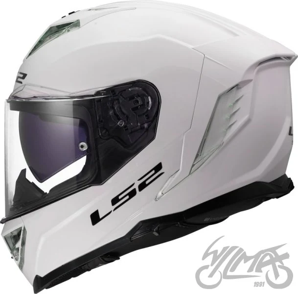 Kask LS2 FF818 Storm III Solid gloss White — rozmiar XS — ujęcie 1