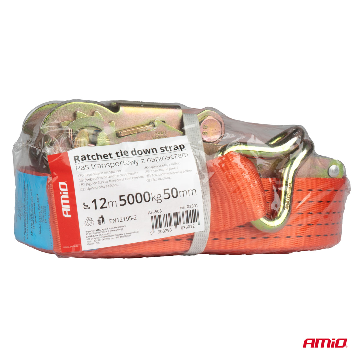 Pas transportowy z napinaczem 5000 kg 50 mm 12m — ujęcie 6