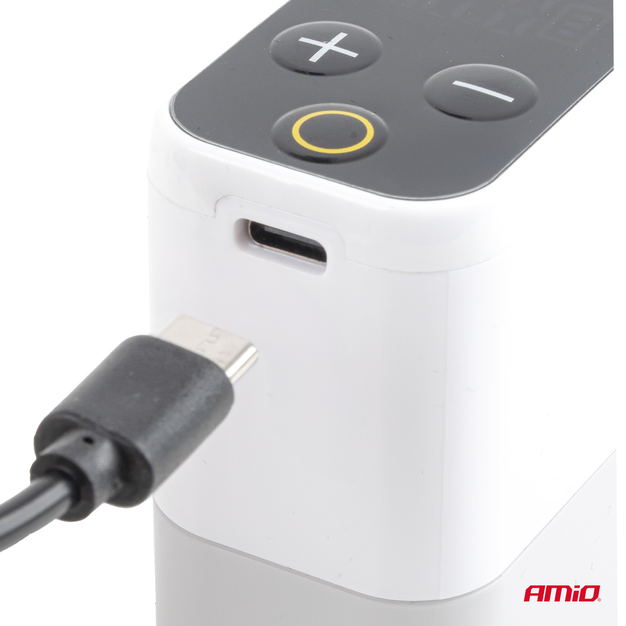Mini kompresor rowerowy bezprzewodowy bezszczotkowy z wyświetlaczem LED 40W USB-C — ujęcie 7
