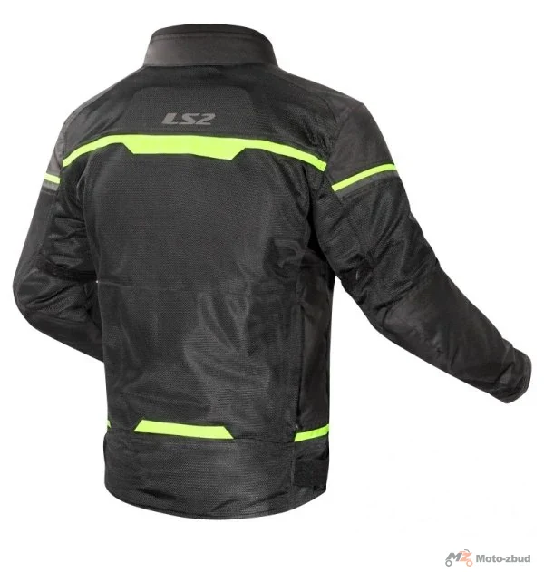 Kurtka motocyklowa LS2 Riva damska Black Neon Yellow — XS — ujęcie 2