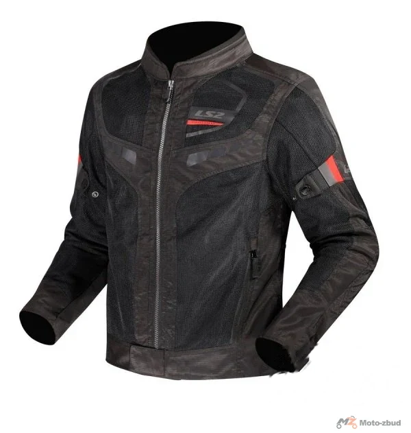 Kurtka LS2 Garda Air męska Black red XXL