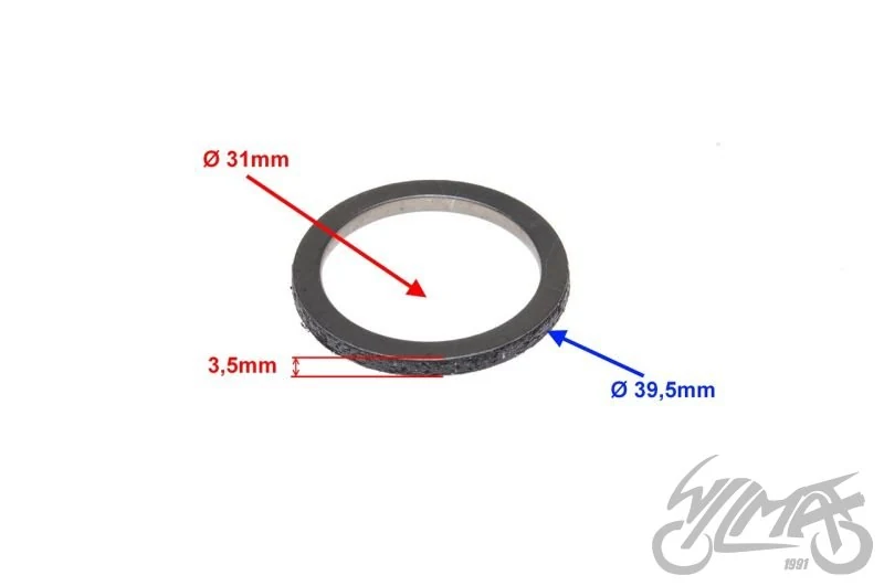 Uszczelka kolanka do Suzuki GN125 — ujęcie 2