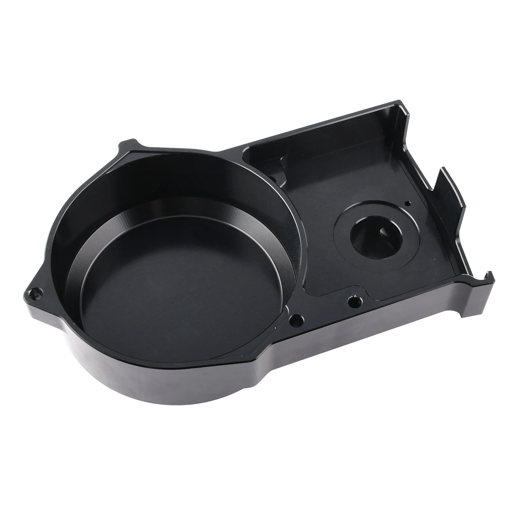Pokrywa silnika prawa DPR Performance CNC do Simson S51, SR50 — czarna — ujęcie 3