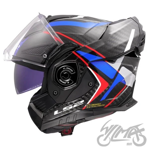 Kask LS2 FF901 Advant X C Future II Wh.Bl. — rozmiar M — ujęcie 3