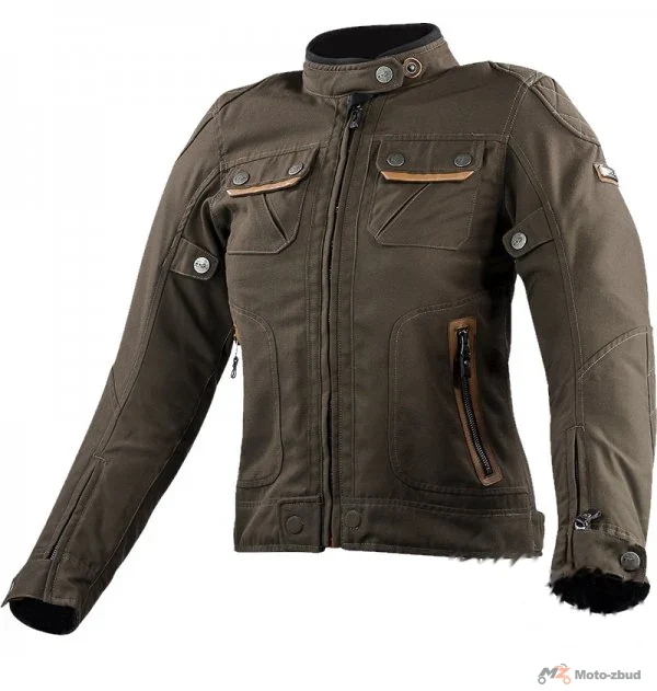 Kurtka motocyklowa LS2 Bullet damska — brązowy — rozmiar S