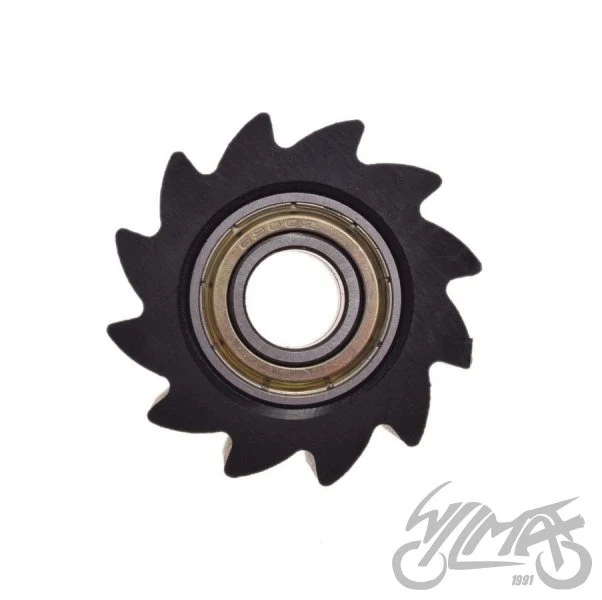 Rolka prowadząca łańcucha 38 mm — otwór 10 mm, czarna, AW56771 — ujęcie 2