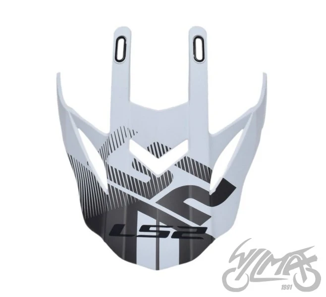 Daszek kasku MX436 evo evolve white black — ujęcie 2