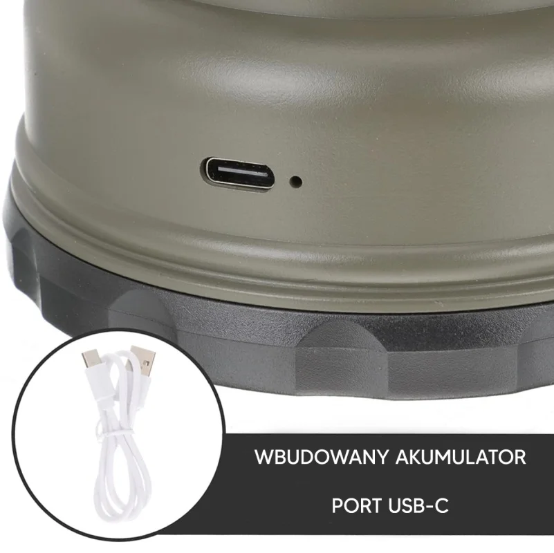 Lampa kempingowa aku. led cob usb — ujęcie 4