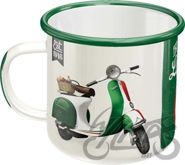 Kubek Vespa italian emaliowany 43229 — ujęcie 4
