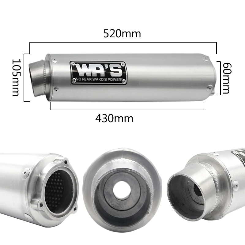 Końcówka wydechu wr Replika long aluminium kpl. — ujęcie 4