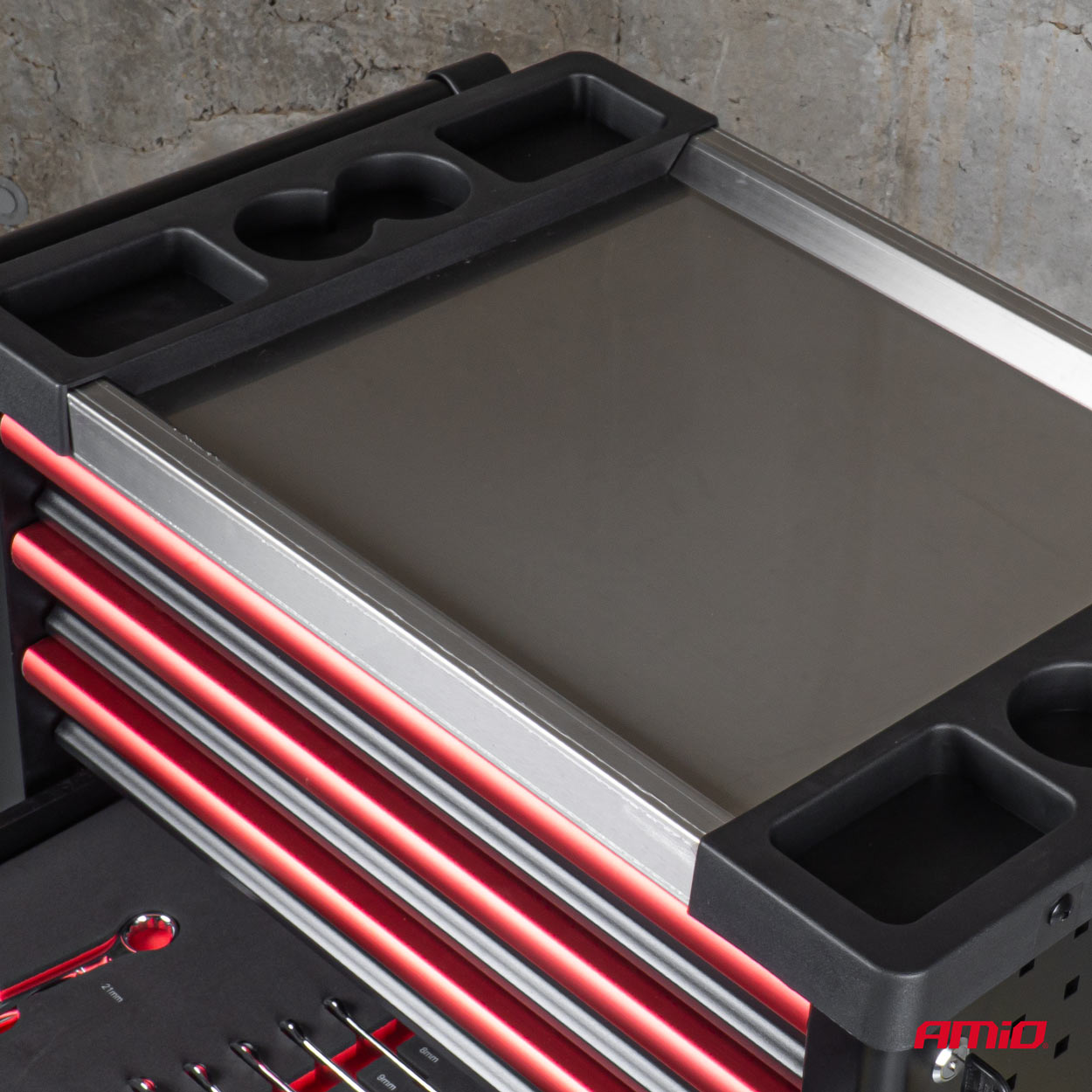 Szafka warsztatowa z zestawem narzędzi 290 szt. 770x460x870mm — ujęcie 6
