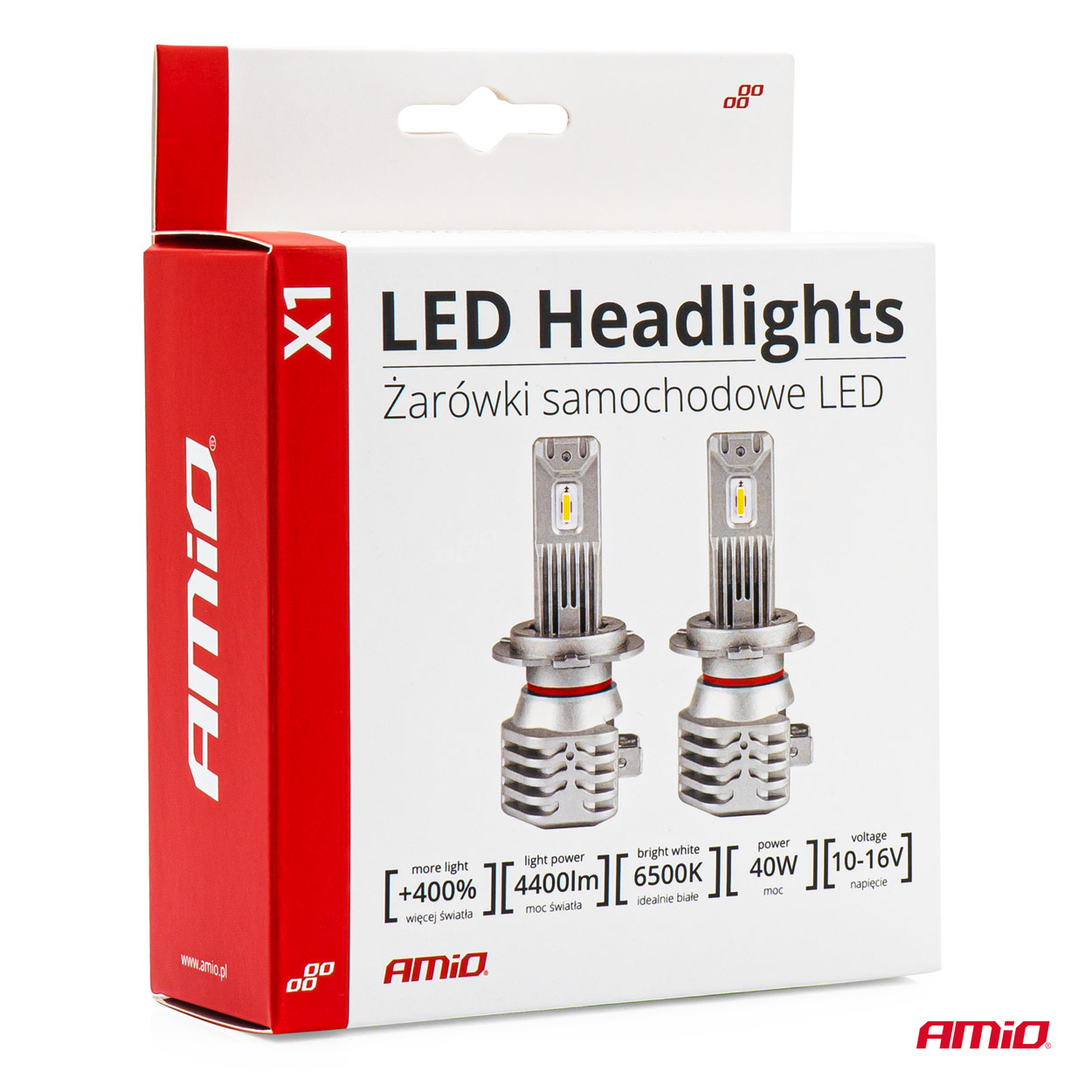 Żarówki samochodowe LED seria X1 H8 H9 H11 6500K Canbus — ujęcie 6