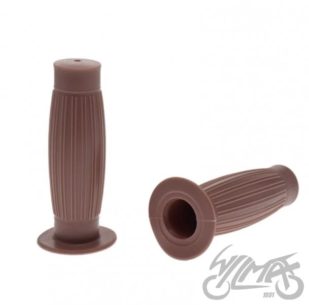 Chwyty kierownicy 7/8" + 1", 124 mm — brązowe, komplet — AW566195 — ujęcie 1