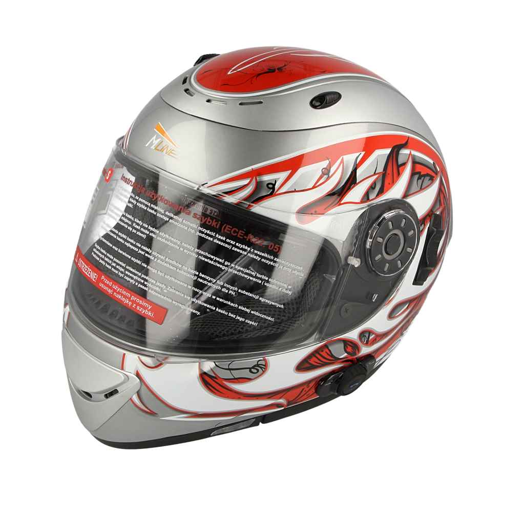 Kask motocyklowy VCAN V170B Grey CH-R – M — ujęcie 4