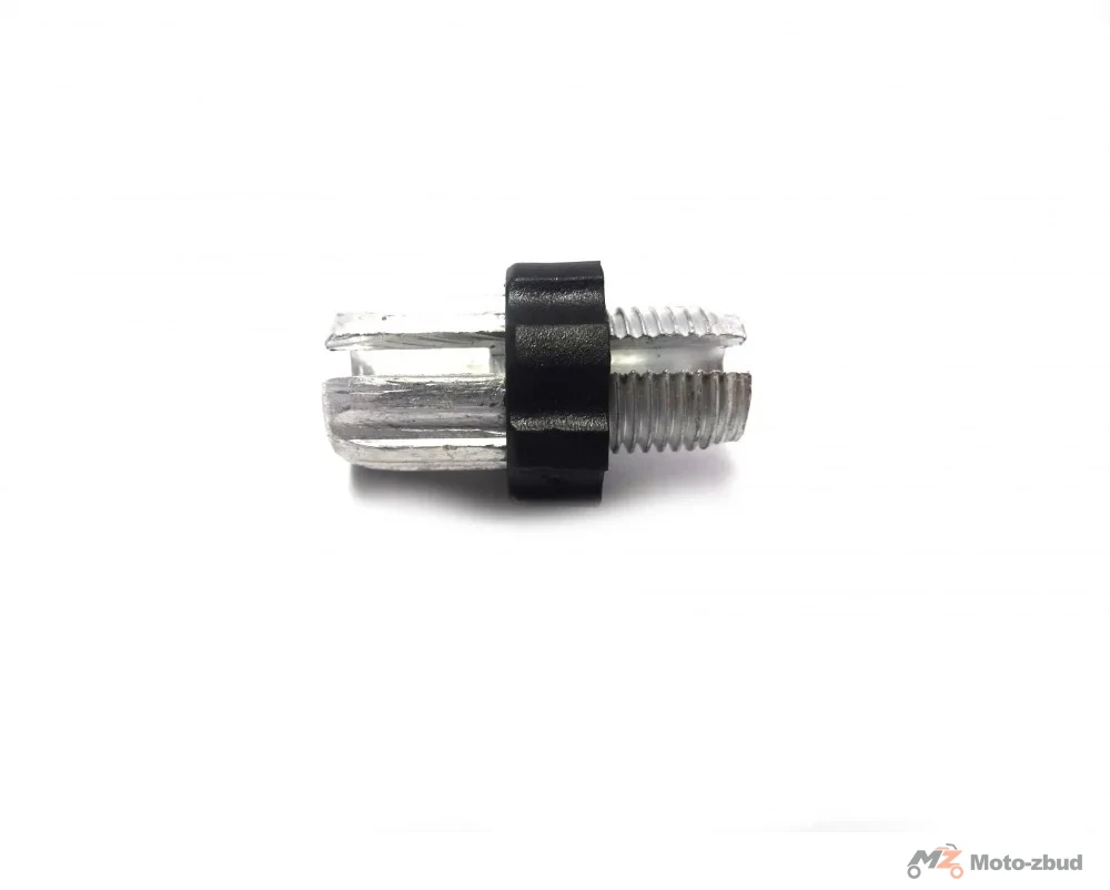 Śruba regulacyjna linki M10 × 16/26 mm srebrna alum. (30750) — ujęcie 2