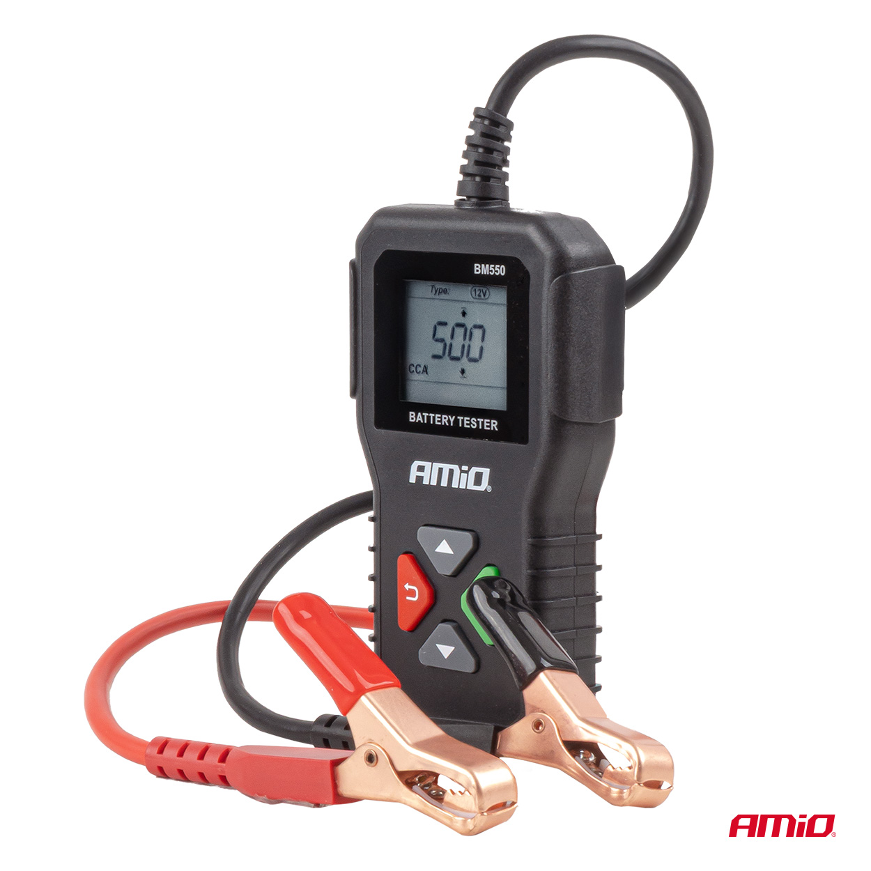 Cyfrowy tester akumulatora 2–220 Ah 6 V 12 V 24 V — ujęcie 5