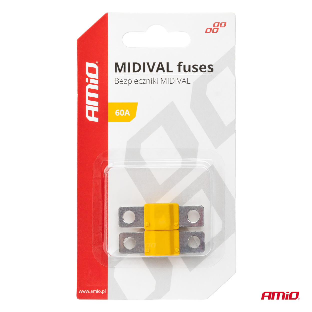 Bezpieczniki samochodowe MIDIVAL MTA 2 szt. 60A — ujęcie 3
