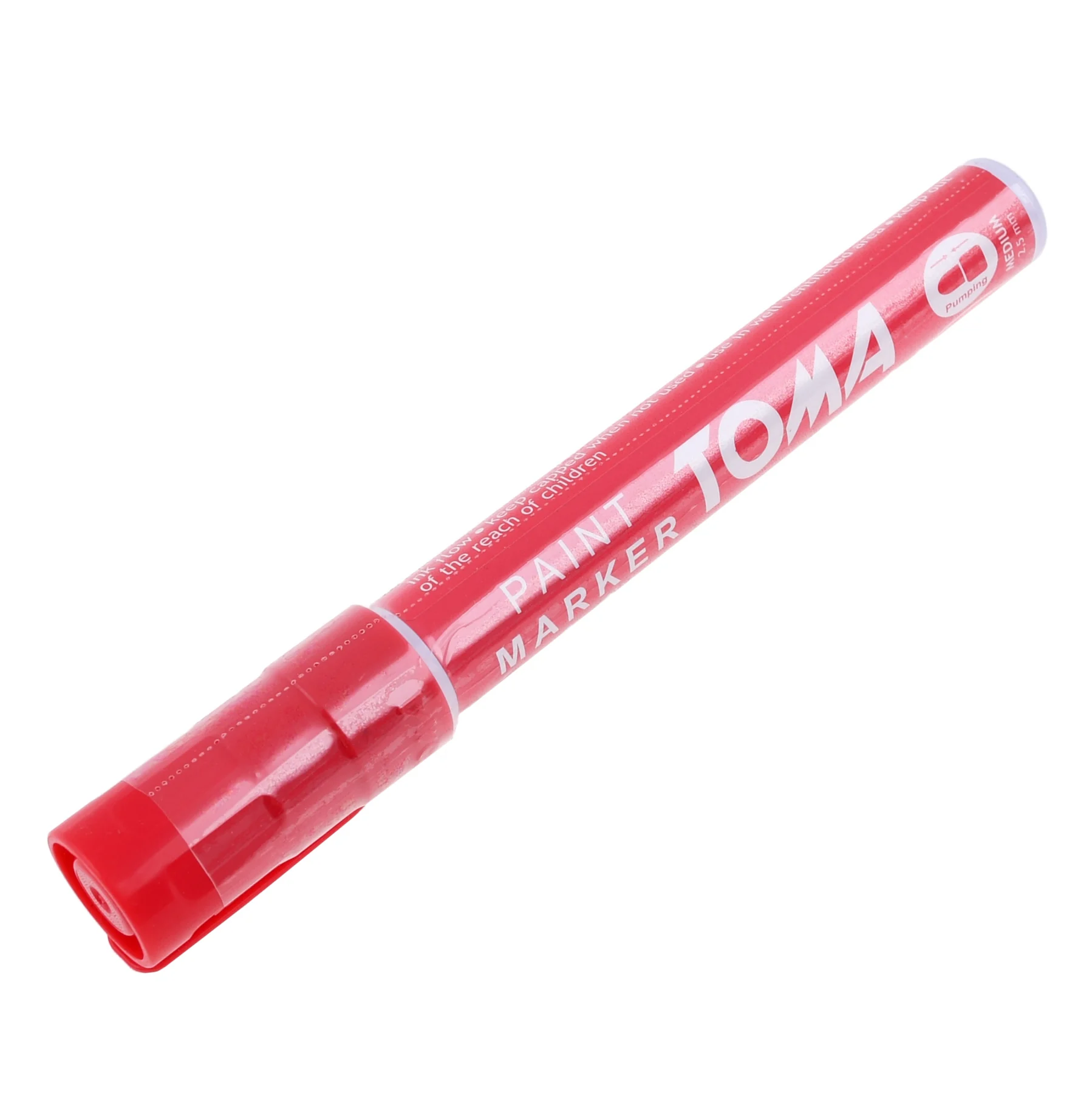 Pisak do opon TOMA czerwony marker — ujęcie 1