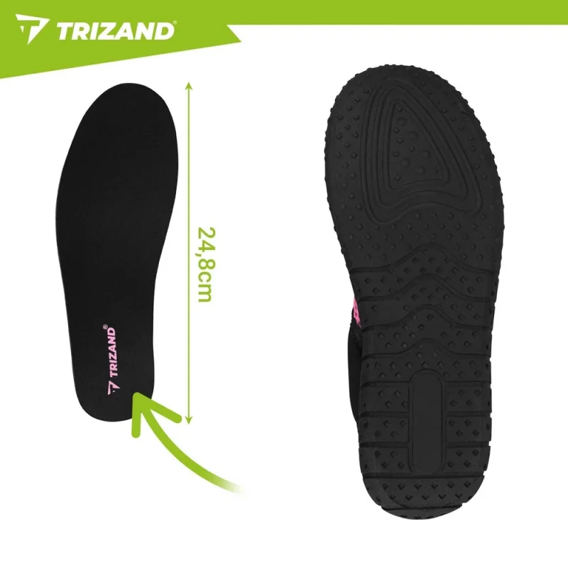 Buty do wody czarno-różowe- rozmiar 37 5mm Trizand — ujęcie 2