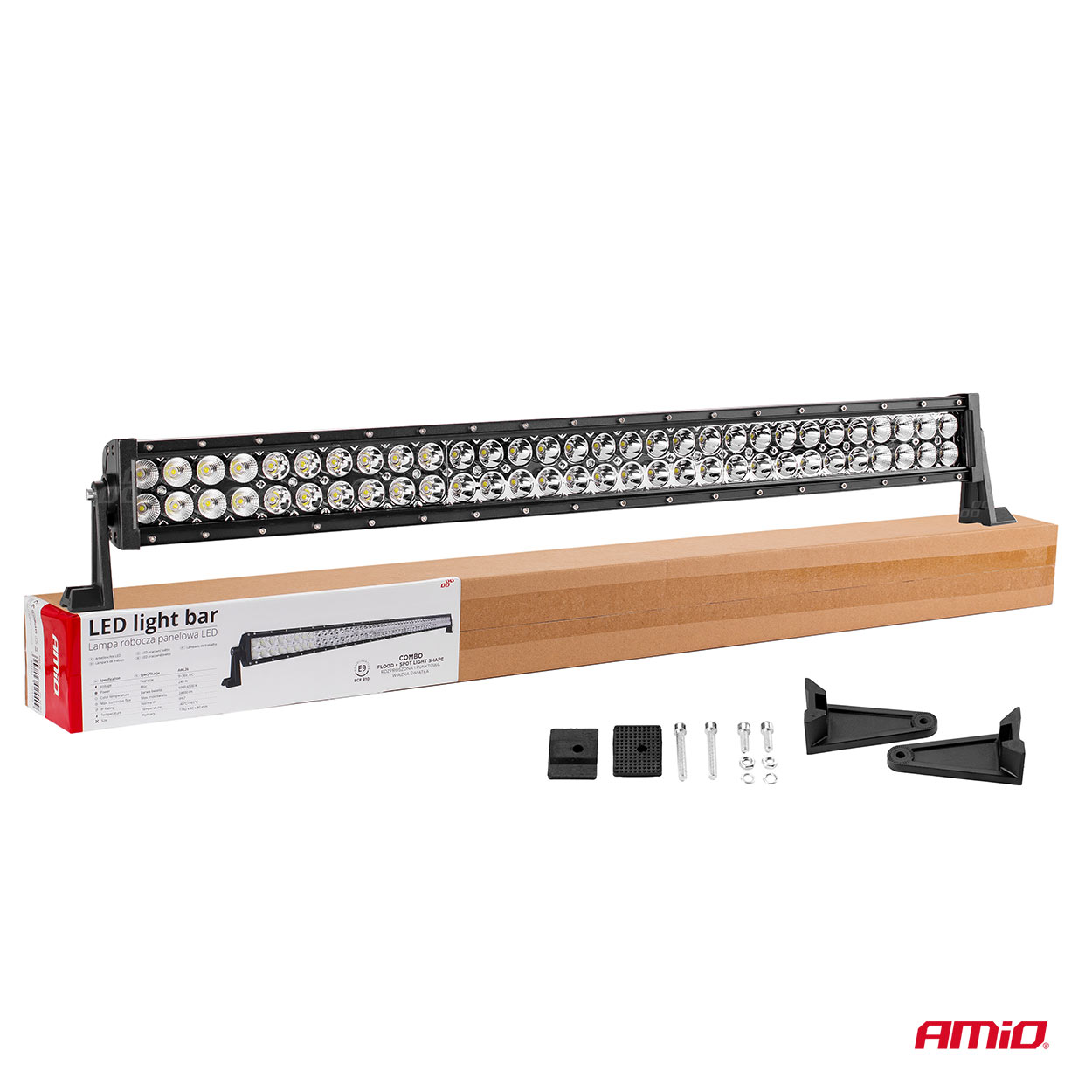 Lampa robocza panelowa LED BAR prosta AWL25 180 W 87 cm 18000lm 12 V 24 V — ujęcie 11