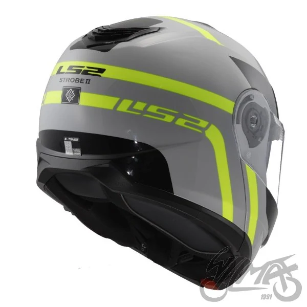 Kask szczękowy LS2 FF908 Strobe II Autox Grey Hi-Vis Yel — M — ujęcie 5