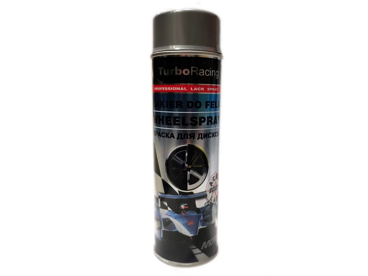 MOTO-K Turbo Racing Lakier do felg Stalowy 500 ml