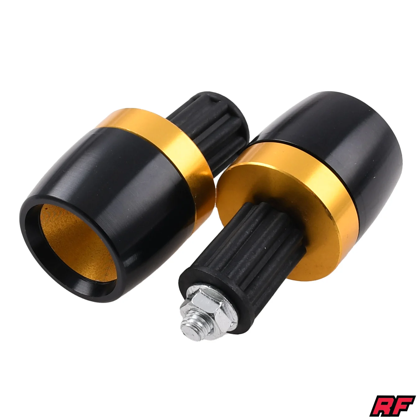 Ciężarki kierownicy Racing Force V2 aluminium CNC złote kpl. — ujęcie 1