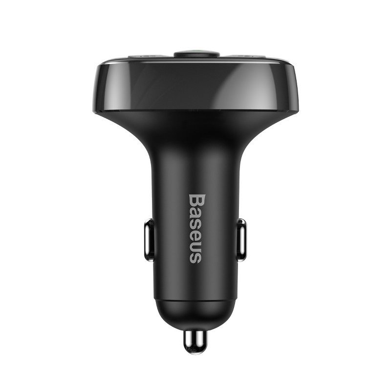 Transmiter FM do samochodu BASEUS 2x USB, Bluetooth - czarny — ujęcie 3