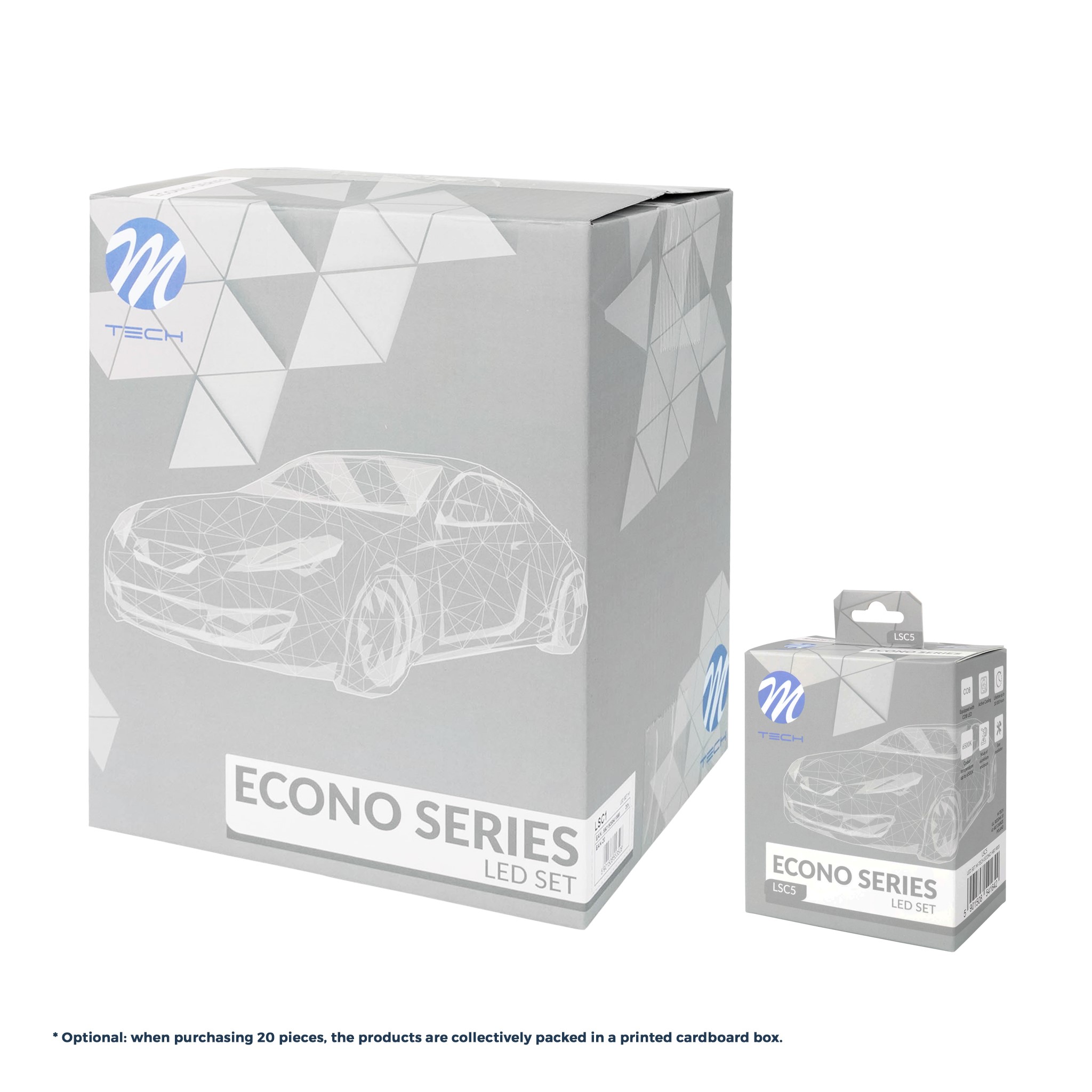Zestaw LED H10/HB3 12/24V 80 W M-Tech LSC5 — ujęcie 3