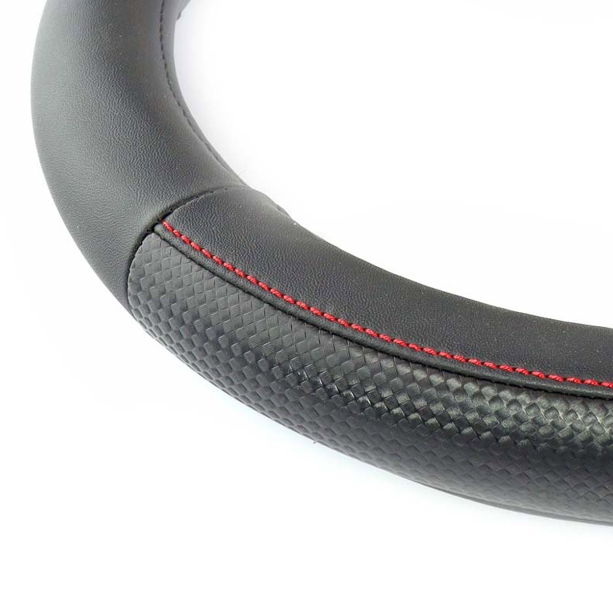 Pokrowiec nakładka na kierownicę samochodową M 37-39cm SWC-28-M — ujęcie 2