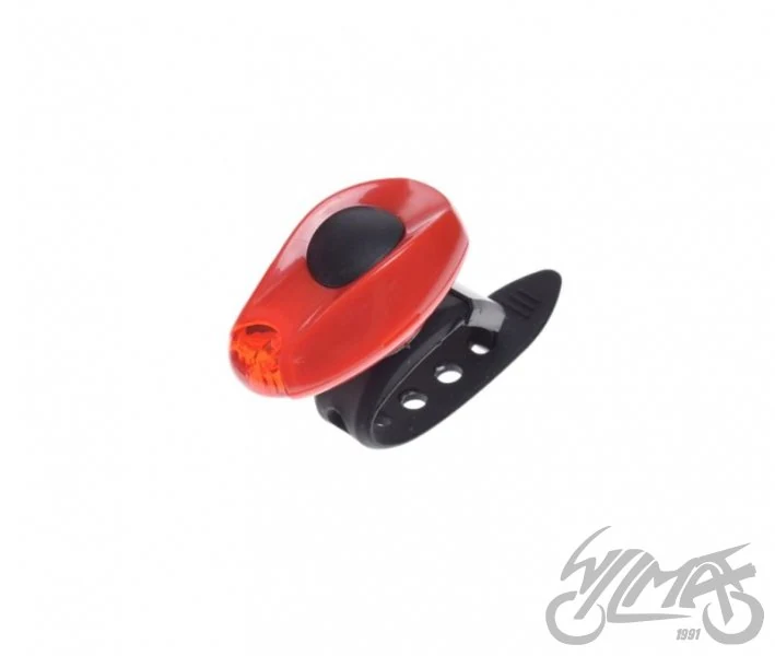 Lampka rowerowa tylna LED i na kask rowerowy — ujęcie 4