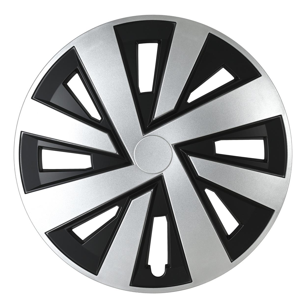 Kołpak samochodowy Flash 15" cali czarno-srebrny